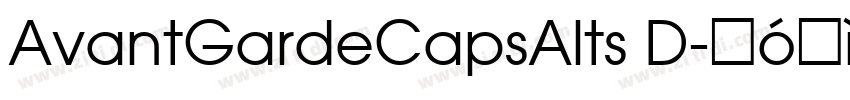 AvantGardeCapsAlts D字体转换